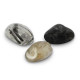 Natural stone nugget beads Rutile quartz 6-9mm Transparent-black